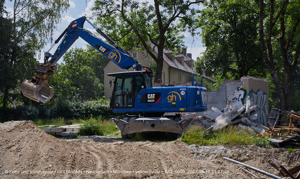 15.06.2023 - Abriss und Neubau der Maikäfersiedlung in Berga am LAim und Neuperlach